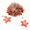 Украшения подвесные christmas stars, деревянные, в сетке, 30 шт.