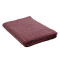 Плед из хлопка фактурной вязки бордового цвета из коллекции essential, 130х180 см