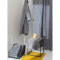Халат банный из чесаного хлопка серого цвета из коллекции essential, размер m