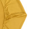 Простыня на резинке детская из сатина горчичного цвета из коллекции essential, 70х140х20 см