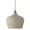 Лампа подвесная cohen xl, 32х?32 см, серо-коричневая матовая, коричневый шнур