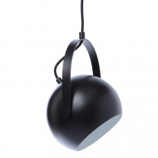 Лампа потолочная ball с подвесом, 24х?19 см, черная матовая