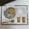 Набор с икорницей и стопками ОСЕТРИНКА из коллекции роскоши (14см)
